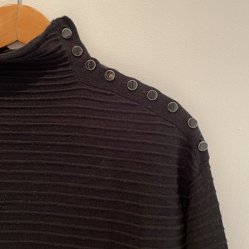 Tahari Women’s Ribbed Turtle Neck Sweater.